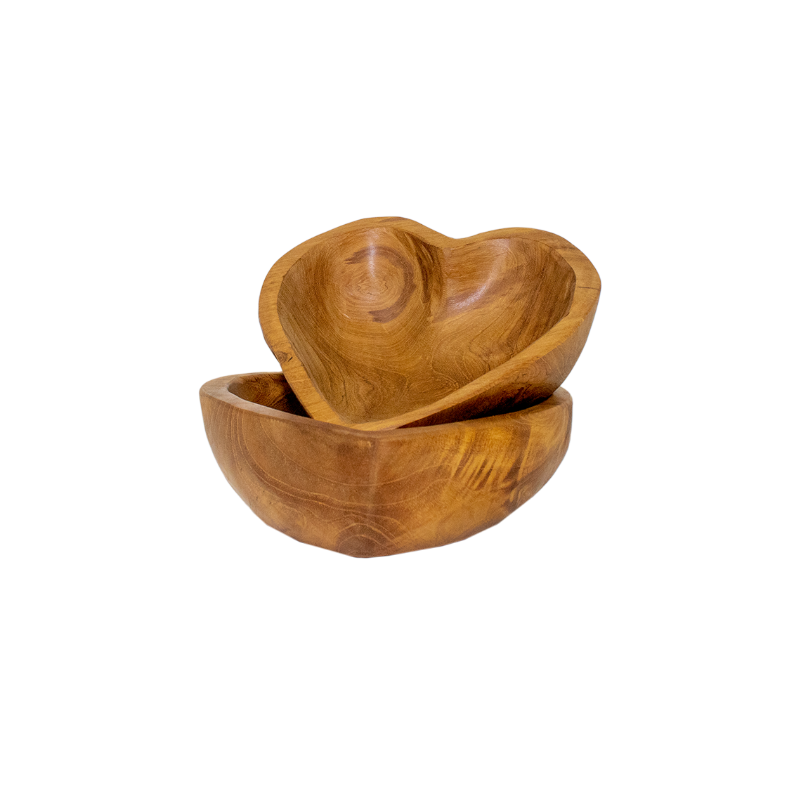 Herzschale aus Teak Herzschale aus Teak