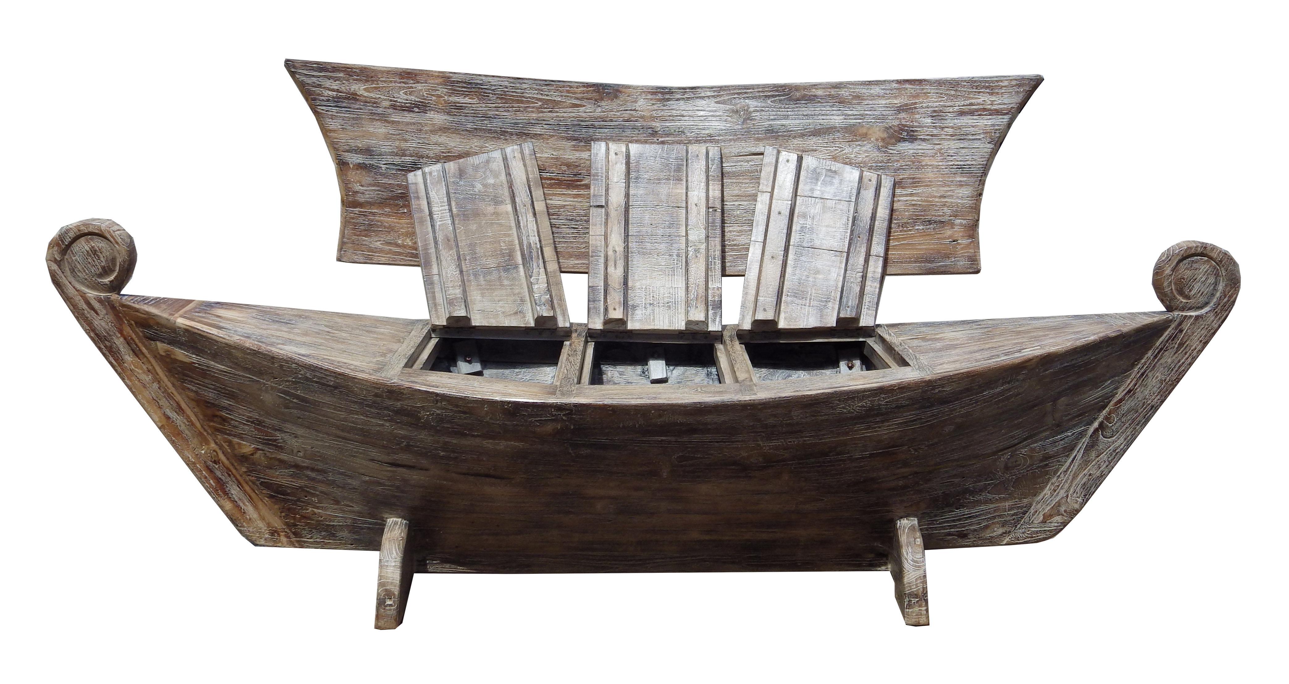Wikingerbank aus Teak – Serie Schleswig – 215 cm Wikingerbank aus Teak – Serie Schleswig – 215 cm