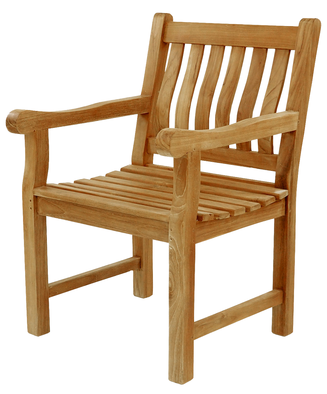 Gartensessel aus Teak – Serie München – mit Armlehne Gartensessel aus Teak – Serie München – mit Armlehne