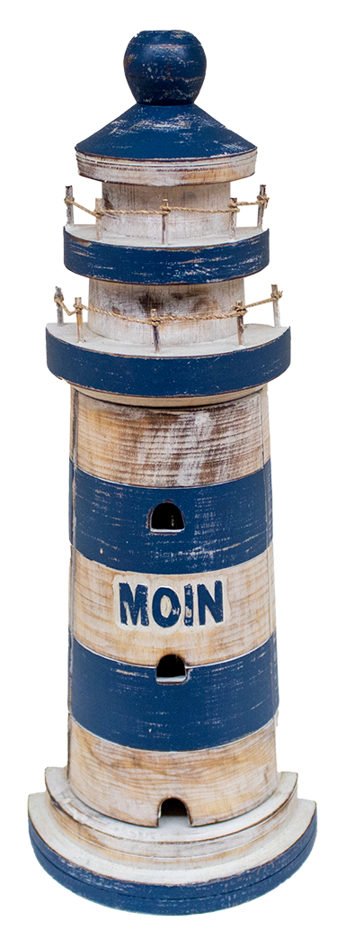 Leuchtturmschlüsselkasten (halb) mit "MOIN" und zwei Schlüsselaufhängung Leuchtturmschlüsselkasten (halb) mit "MOIN" und zwei Schlüsselaufhängung
