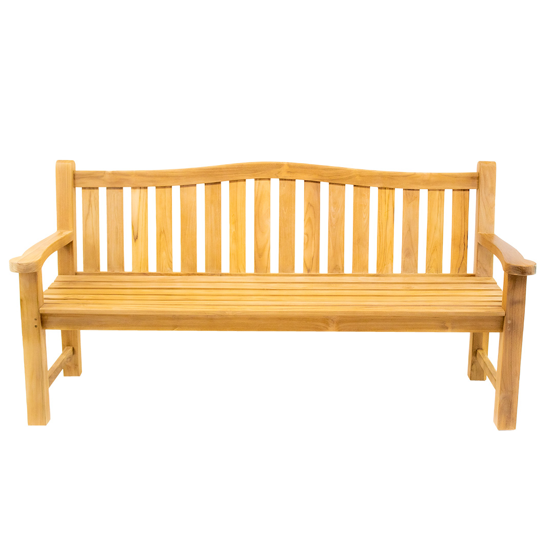 Gartenbank aus Teak – Serie Hamburg – 187 cm