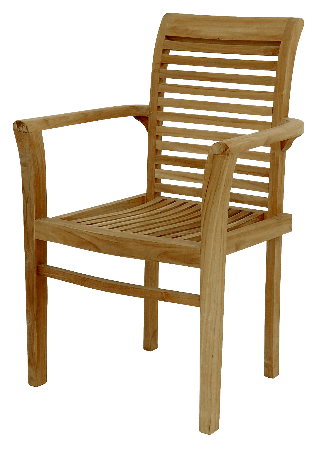 Gartenstuhl aus Teak – Serie Leipzig – Stapelstuhl Gartenstuhl aus Teak – Serie Leipzig – Stapelstuhl