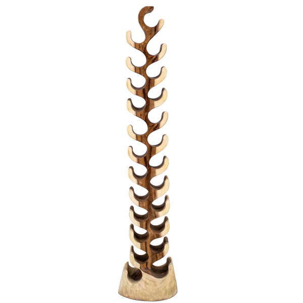 Weinregal aus Suar Holz -Serie Pfalz- für 24 Flaschen Weinregal aus Suar Holz -Serie Pfalz- für 24 Flaschen