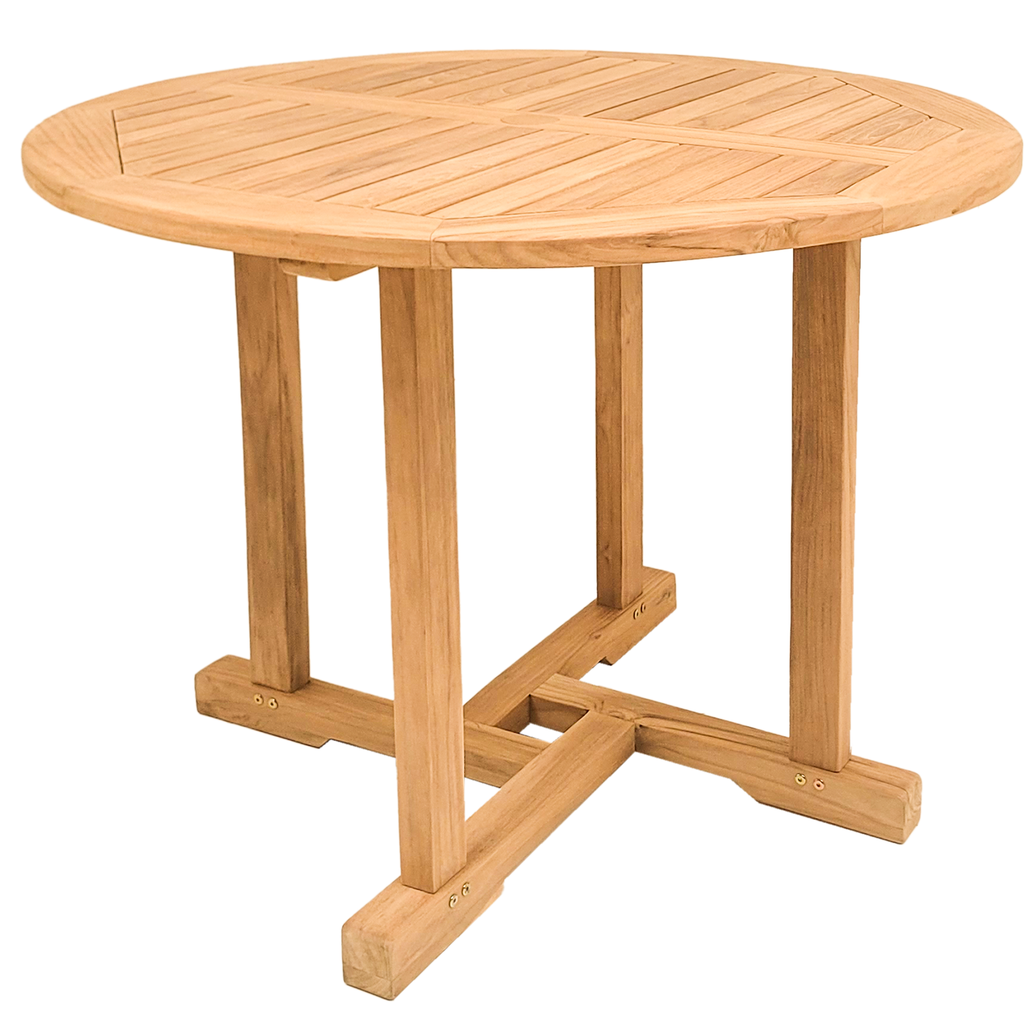 Gartentisch rund aus Teak – Serie Bremen – Ø 150 cm Gartentisch rund aus Teak – Serie Bremen – Ø 150 cm